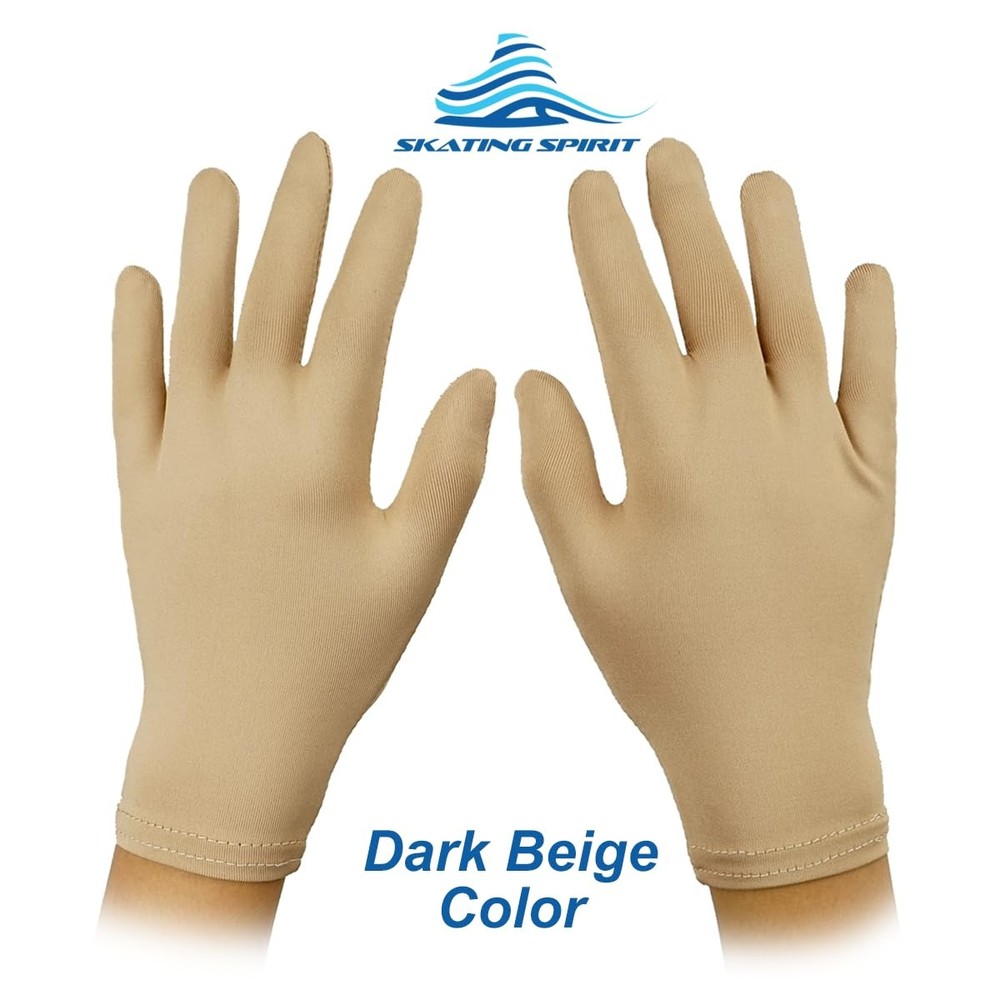 Figure Skating Competition Gloves, Dance Gloves (1 Pair) - for Performance Te...