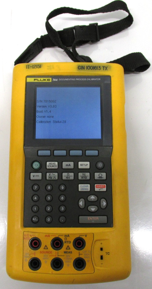 Fluke 744 Documenting Multifunction Process Calibrator Ver 3.03 W/Battery, RDEQ