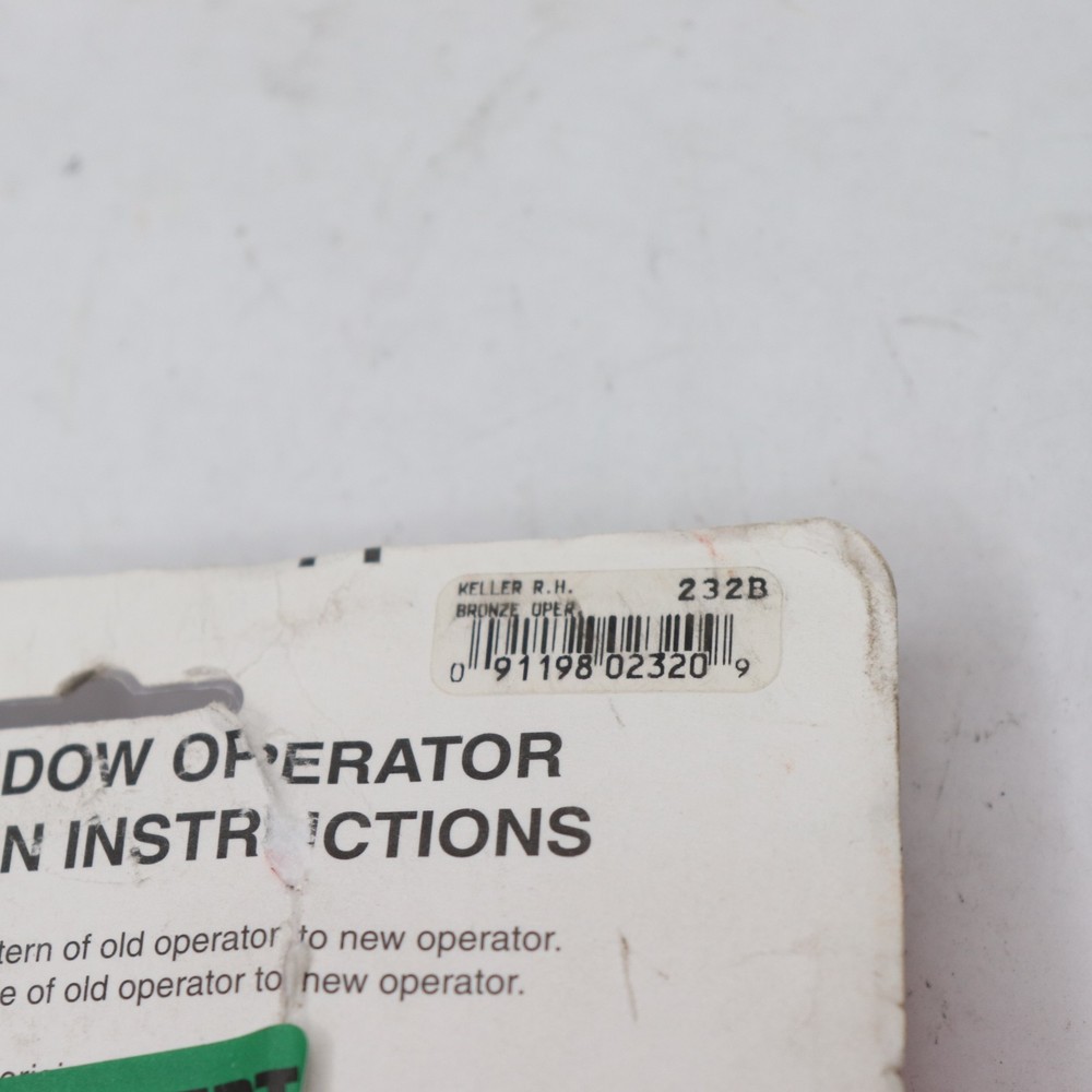 Barton Kramer Right-Hand Awning Window Operator w/ Window Clip and Latch Bronze