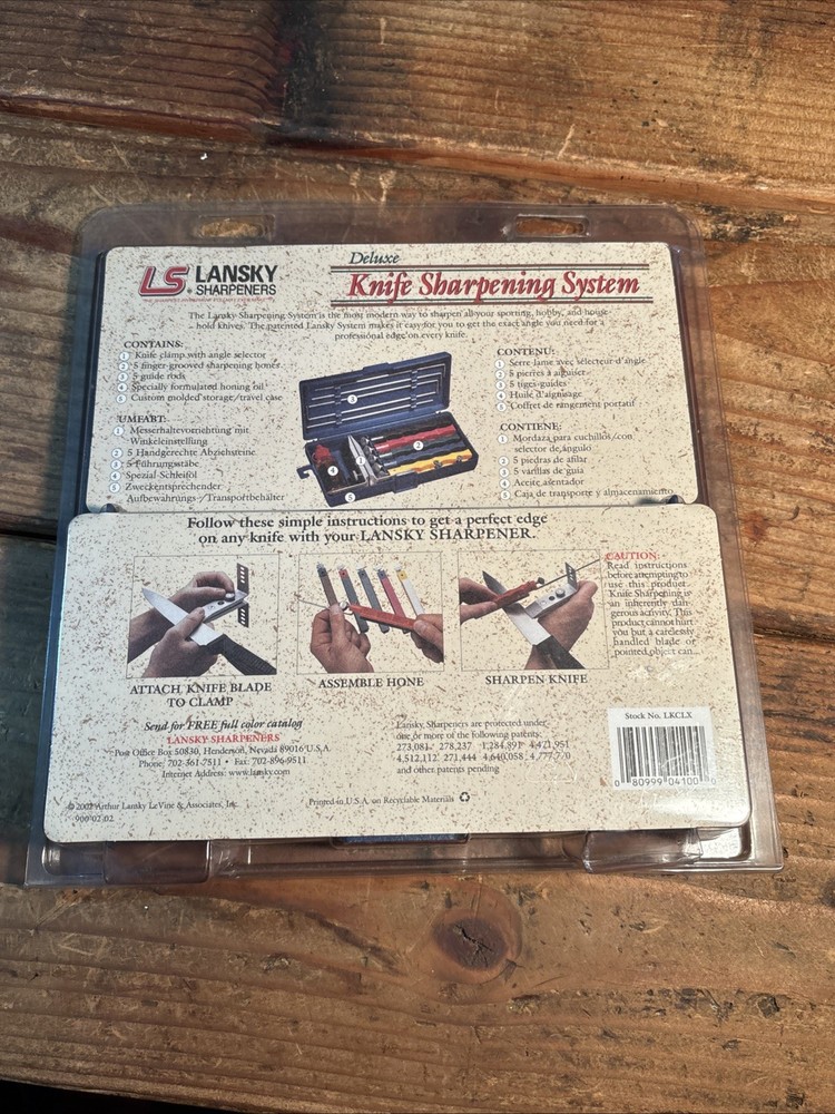 Lansky Professional Sharpening System Kit, + Clamp, + Diamond stone!