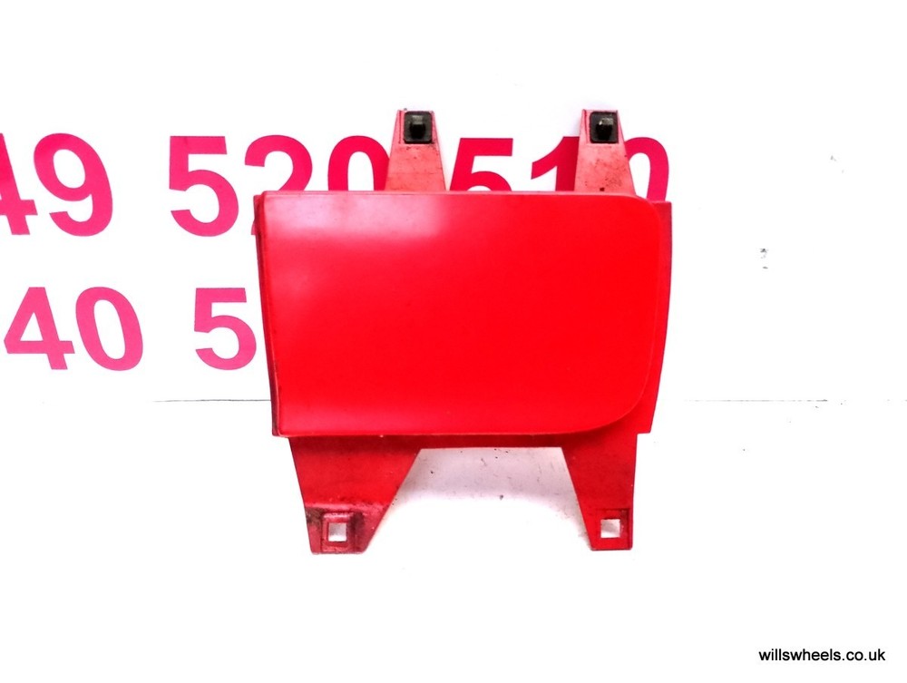 BMW E30 Front Fog Light Blank Passenger / Left Side Brilliant Red