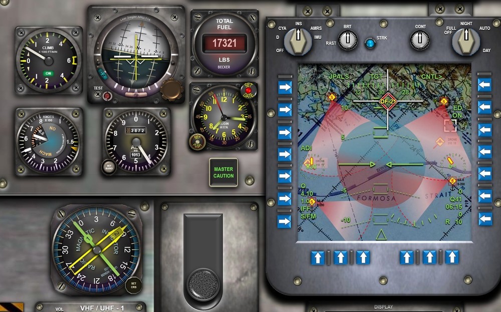 F14D TOMCAT COCKPIT instrument panel CDkit