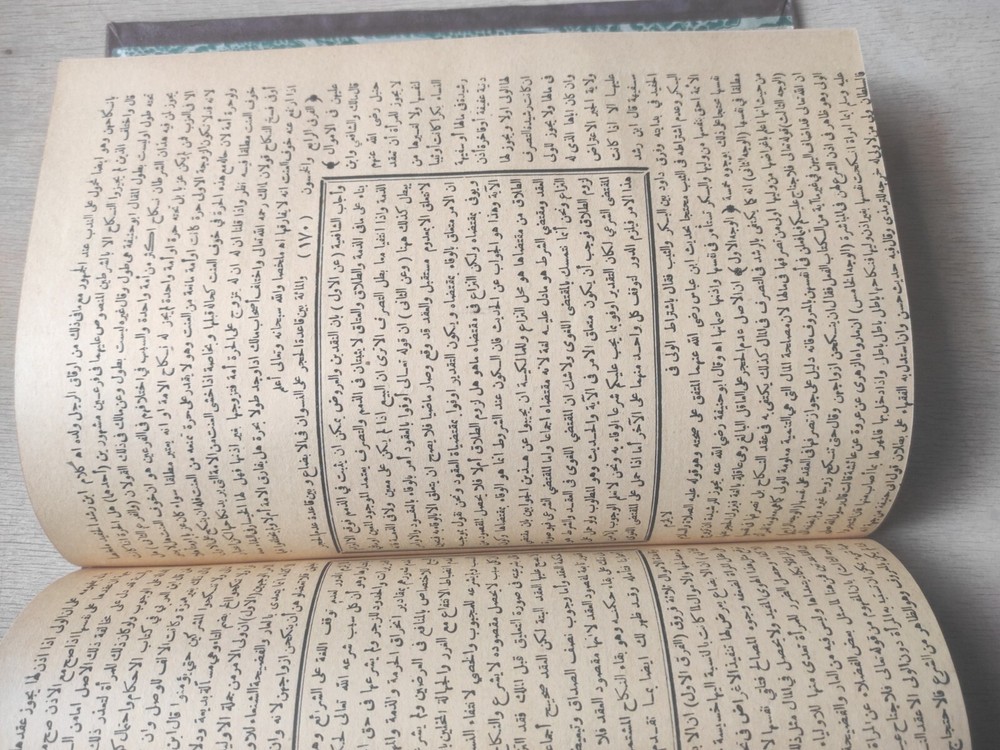 Arabic Manuscript Book كتاب تهذيب الفروق و القواعد السنية شهاب الدين العباس ج 3