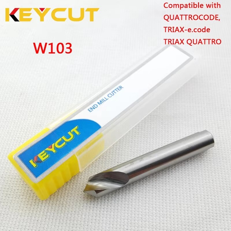 W103 Cutter Fit with TRIAX PRO QUATTROCODE For Abus Keys DOM Keys KABA Keys