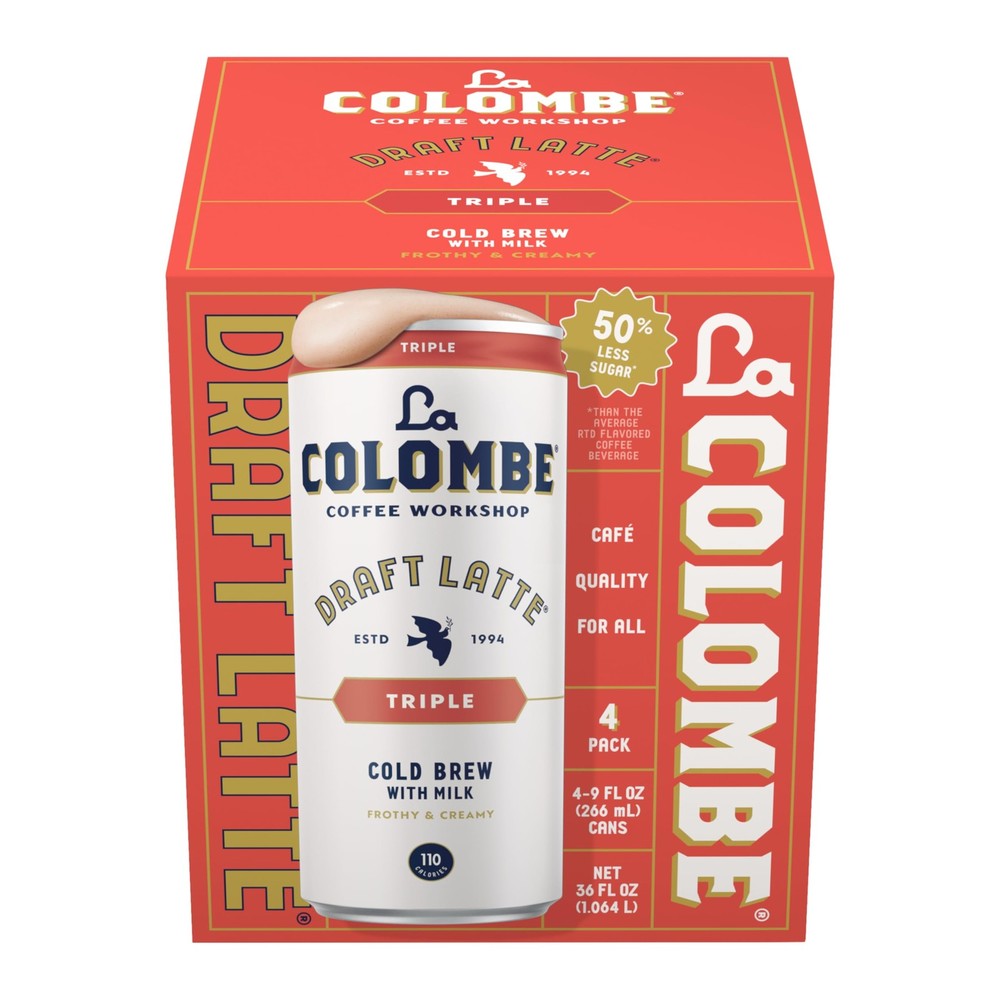 , Latte Draft Triple, 9 Fl Oz, 4 Pack