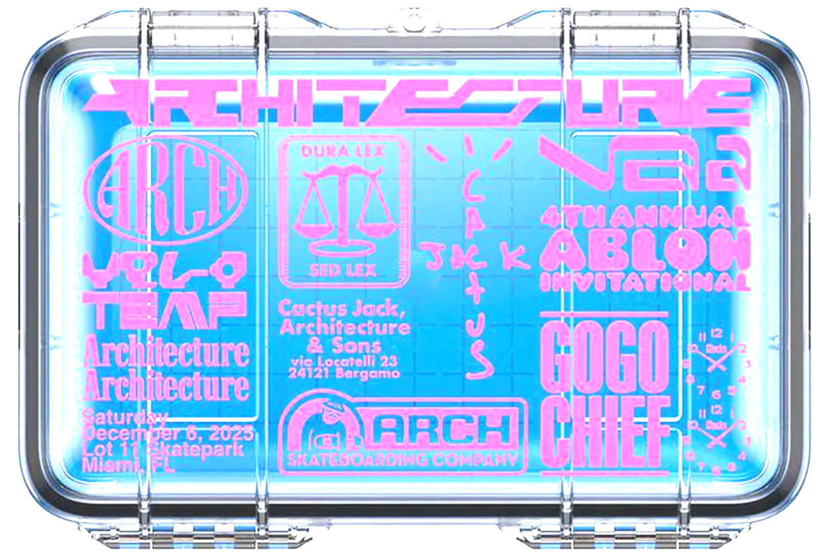 Virgil Abloh Cactus Jack x ARCH Invitational Pelican Case