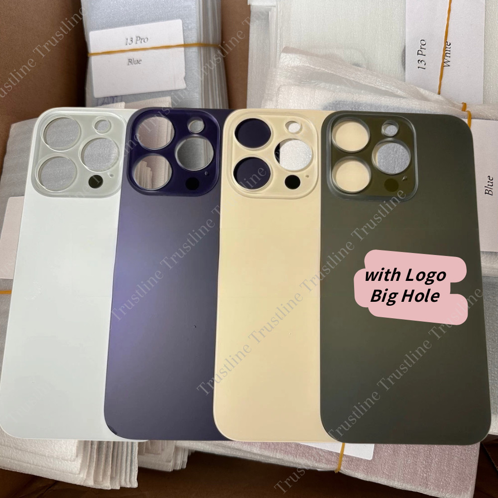 Big Hole Back Glass Replacement For iPhone8 XR 11 12 13 14 15 16 17 Pro Max LOT
