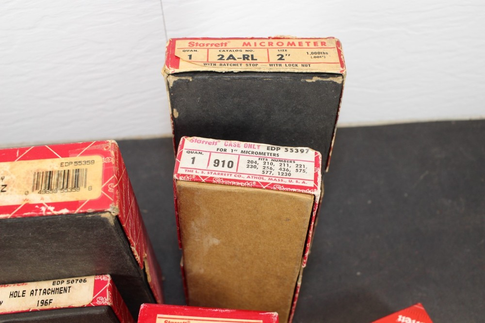 Empty Starrett Boxes
