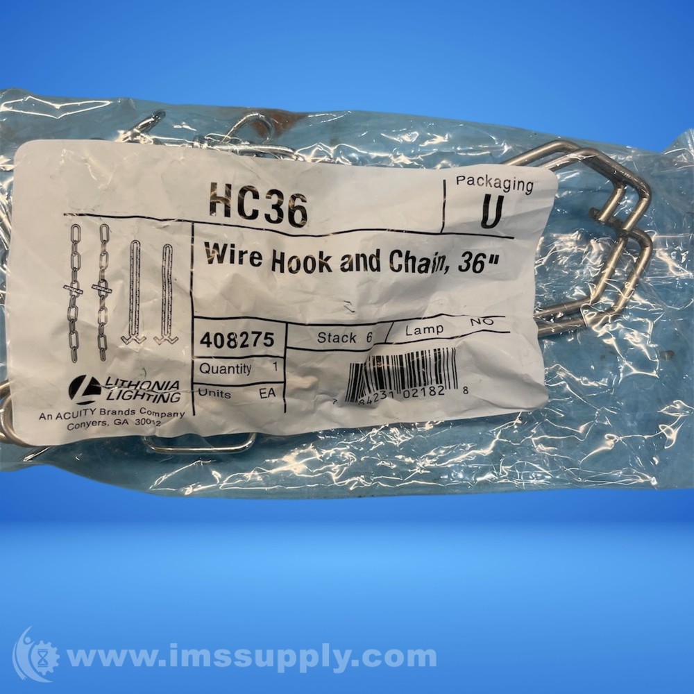 Lithonia Lighting HC36 Wire Hook and Chain 5929
