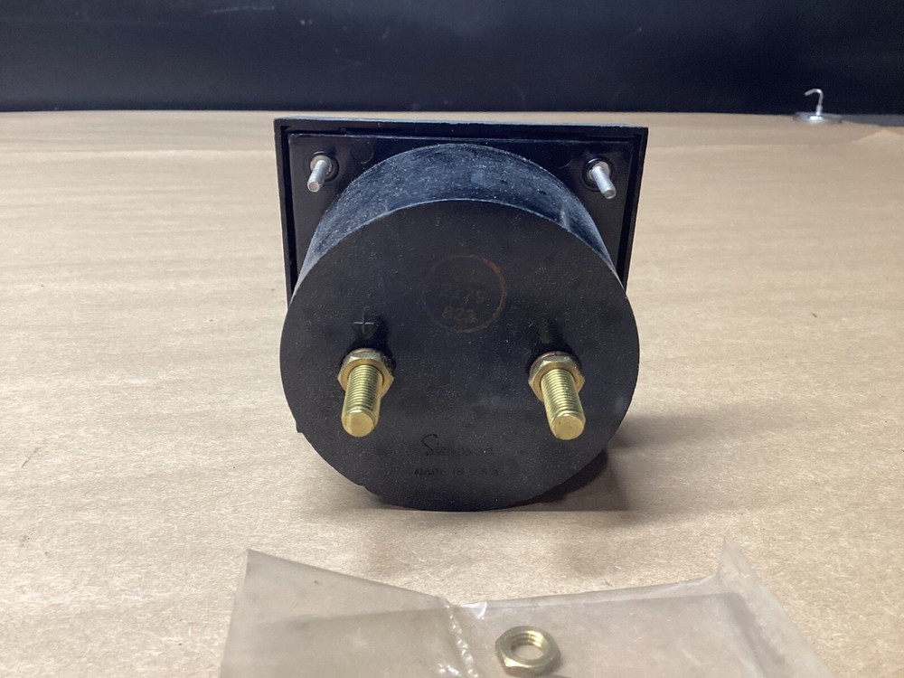 Simpson Panel Meter 0-1.0 DC Milliamperes #100D115*CO