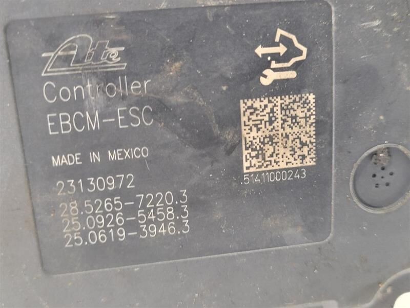 2012-2017 Chevy Equinox Terrain ABS Anti-Lock Brake Pump Control Module Assembly