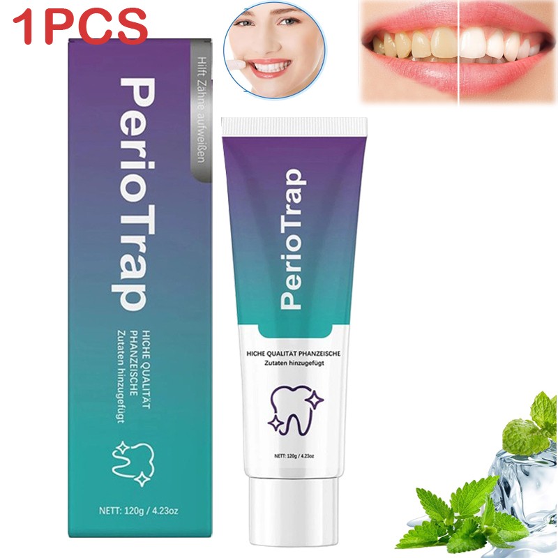 1-5PCS PerioTrap Mint Flavor Gum Toothpaste Cleaning Toothpaste Sensitive Teeth