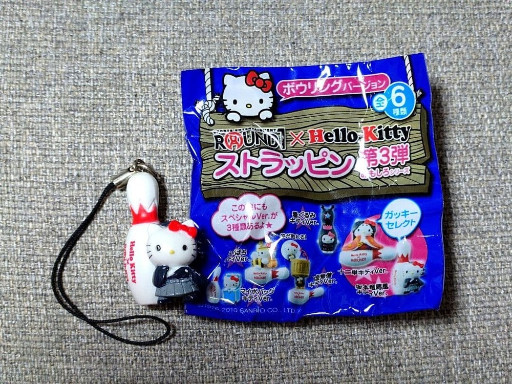 Hello Kitty Round One Strap Sakamoto Ryoma Ver Used