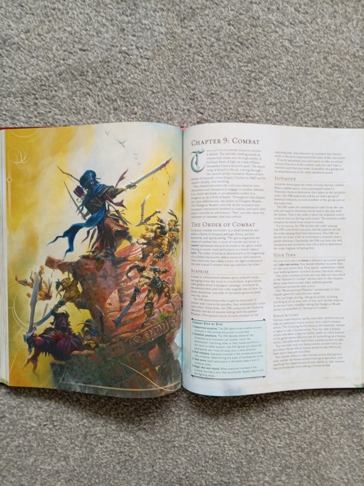 Dungeons And Dragons 5th Edition. Players Handbook.