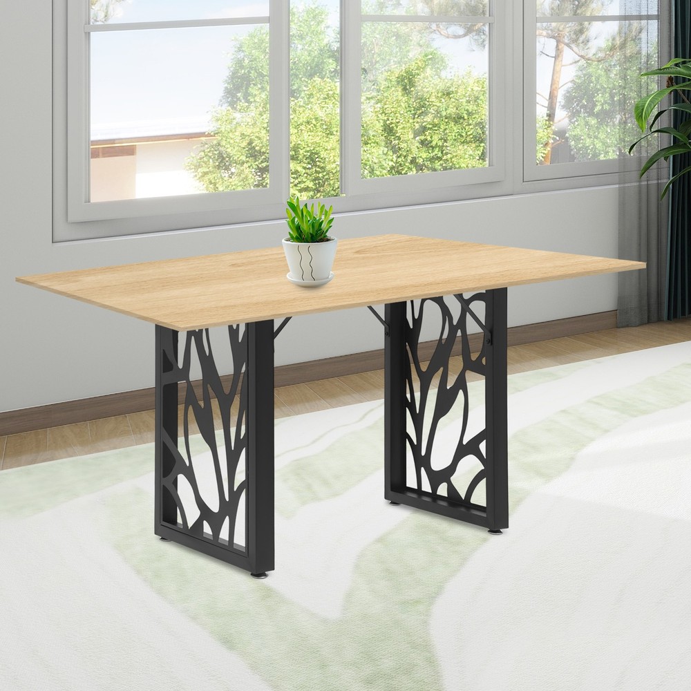 Table Legs 2PCS Desk Legs Metal Dining Rectangular Table Base for Bedrooms