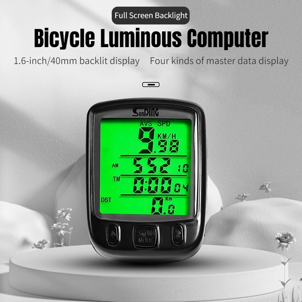 Bike Bicycle Speedometer Cycle Digital Odometer Computer Waterproof Wireless USA