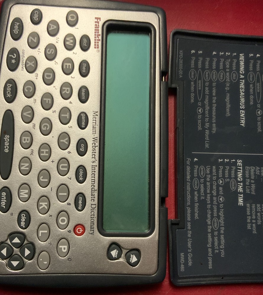 ⚙️ Franklin Intermediate Dictionary w/ Spell Correction. Broken Lid👈