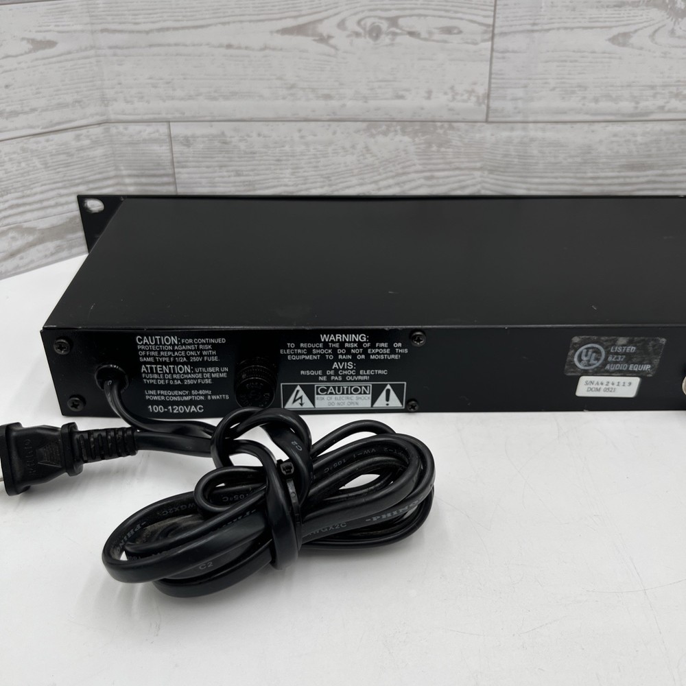 BBE 362 Sonic Maximizer Audio Signal Processor Stereo Rack Unit - Tested Works