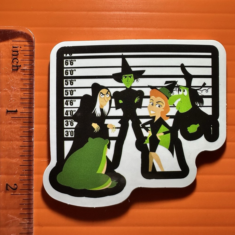 Wicked Sticker Elphaba and Glinda