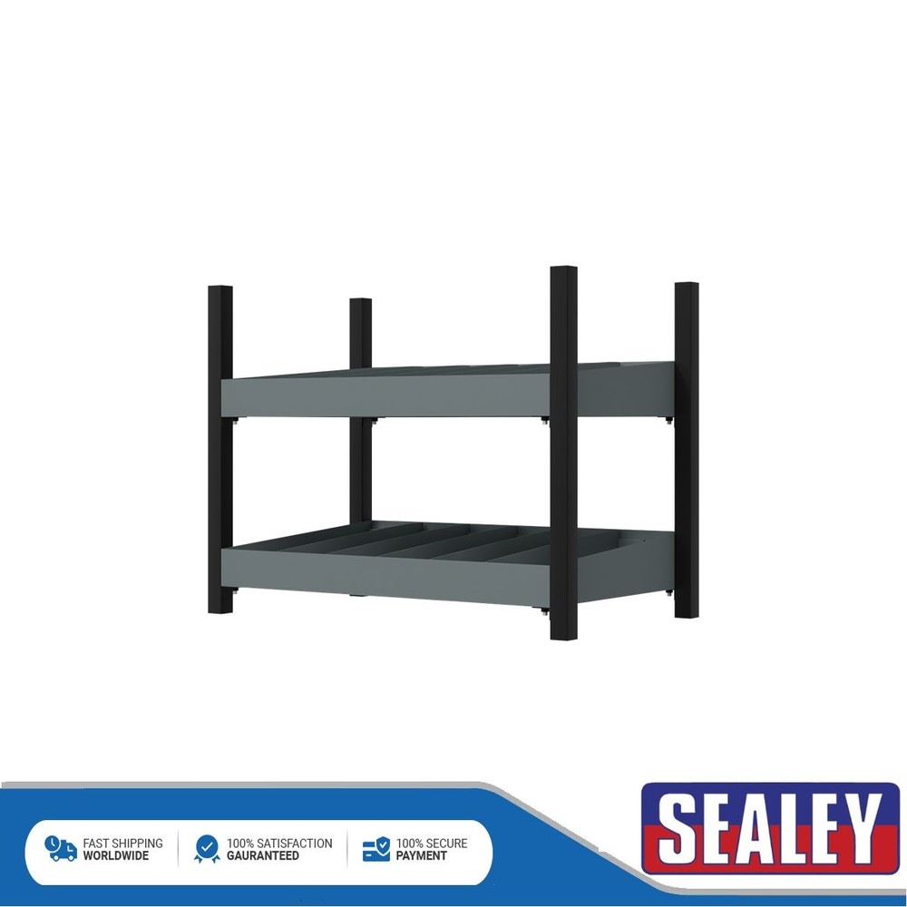 Sealey Modular Storage Mid Unit 2 Compartment Shelve 580mm APMRM4