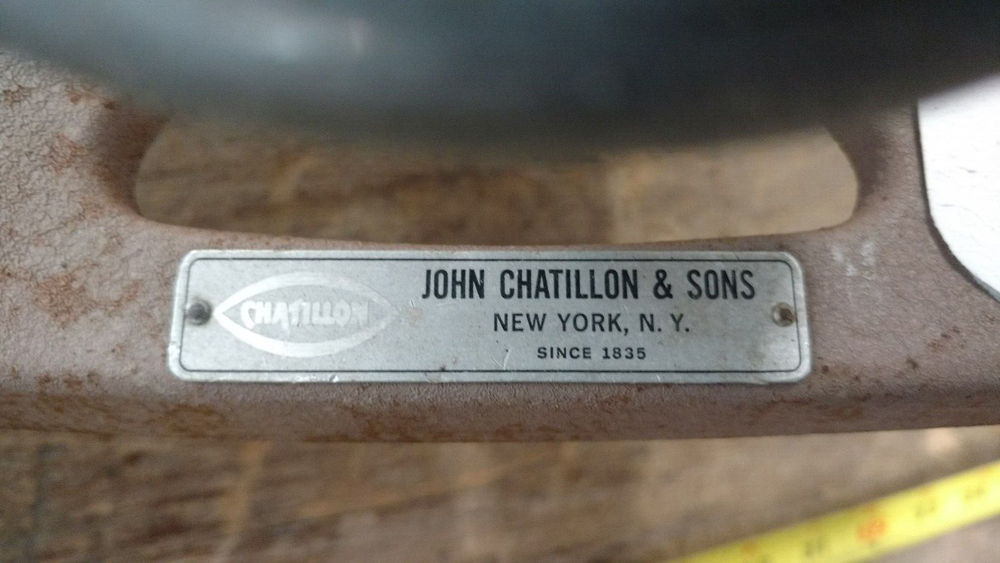 CHATILLON INSPECTION STAND FORCE TEST STAND.