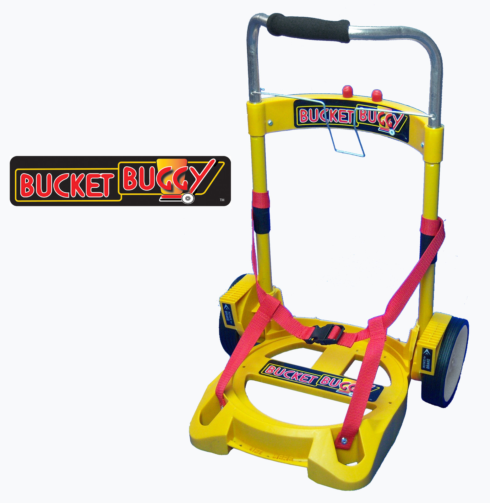 Bucket Buggy Rolling Cart, 5 - 7 Gallon Buckets, Paint, Tools (bucket not incl.)