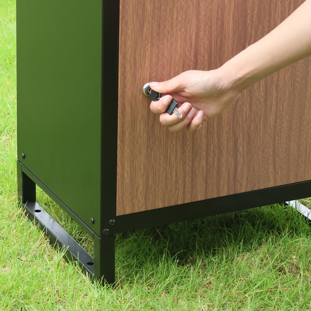Outdoor Package Delivery Box for Outside Large Lockable Parcel Storage Drop Box