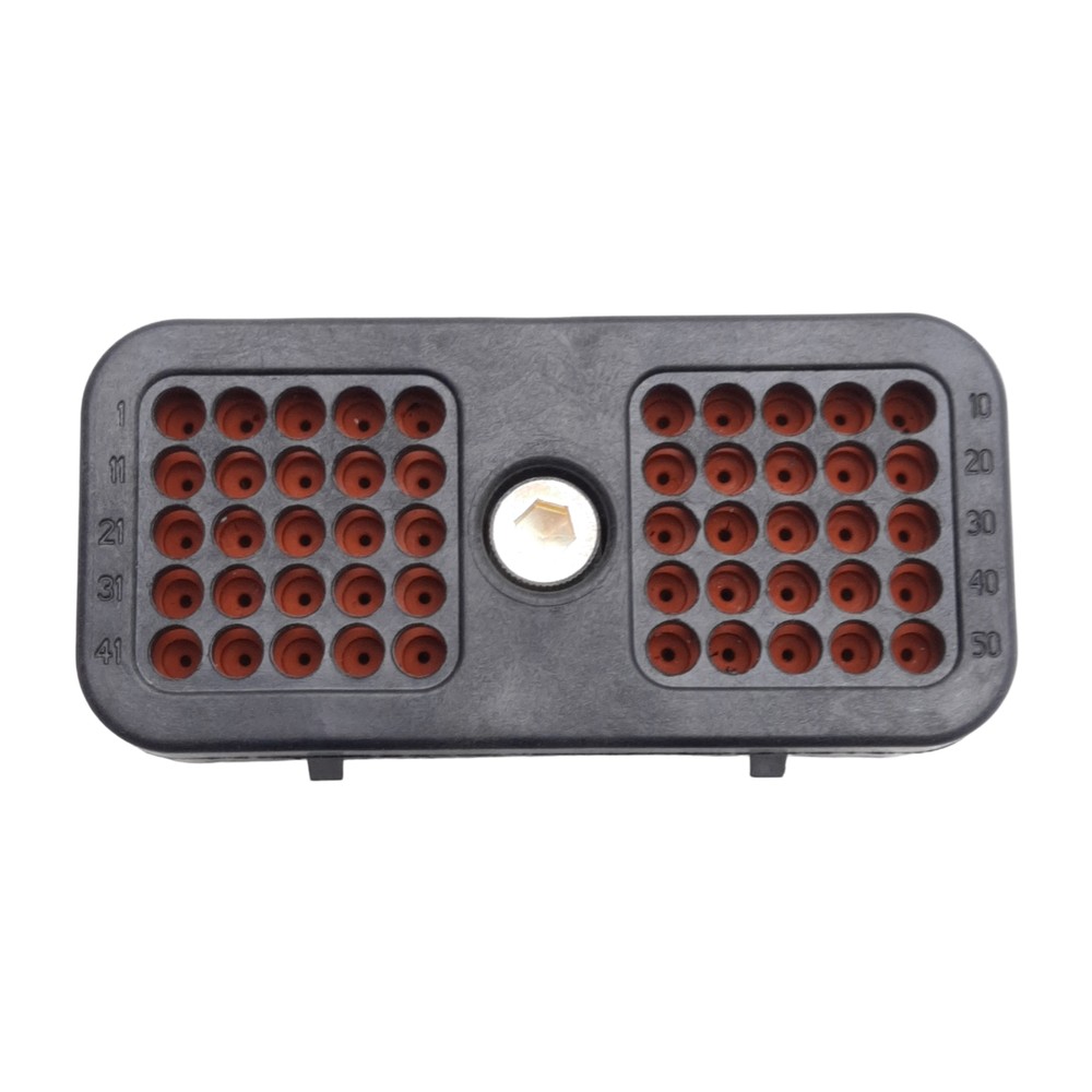 TE Connectivity DRC26-50S04 Deutsch Rectangular Plug, 50-Position, 250V 7.5A