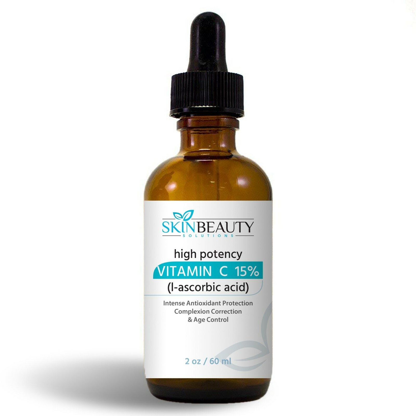 Pure VITAMIN-C Skin Serum 15% 25% High Potency-L-ASCORBIC ACID+ HYALURONIC