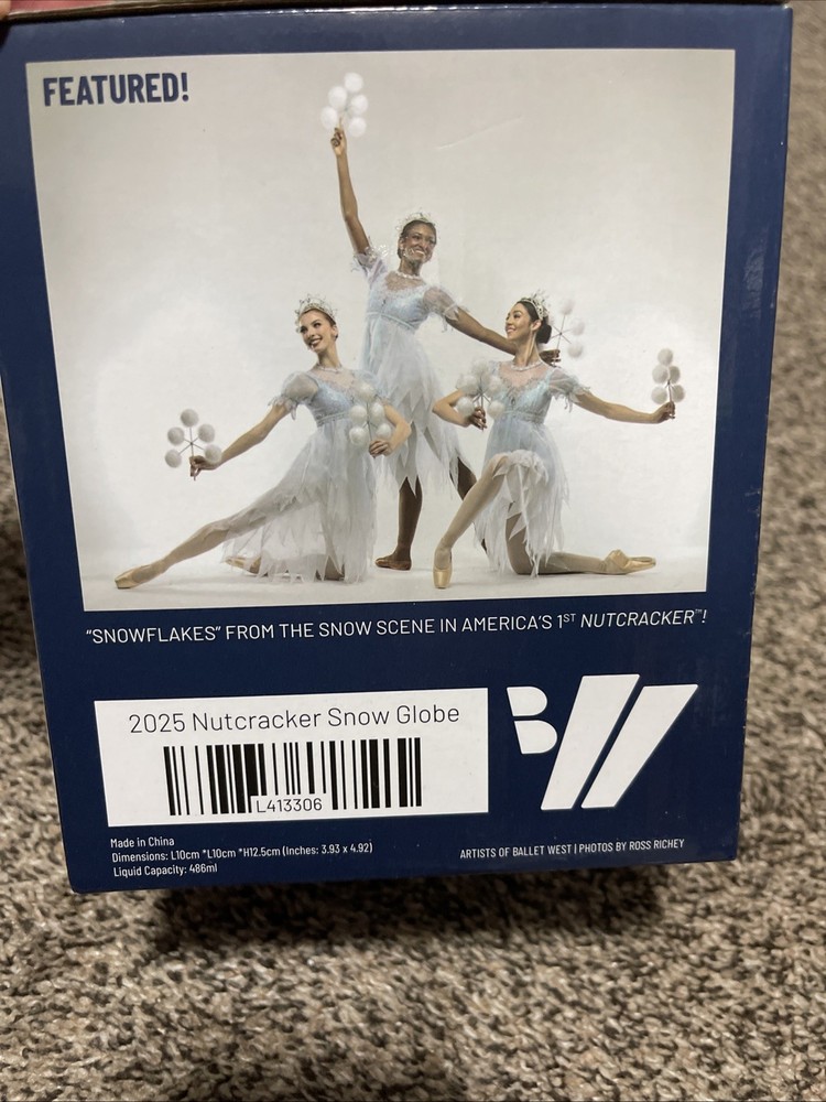 Nutcracker Snow Globe From Ballet West