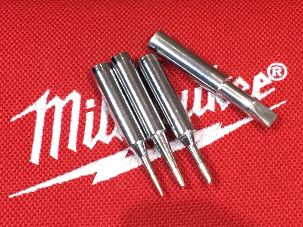 Milwaukee M12 ,4 Pack Replacement Soldering Iron Tips For 2488-20