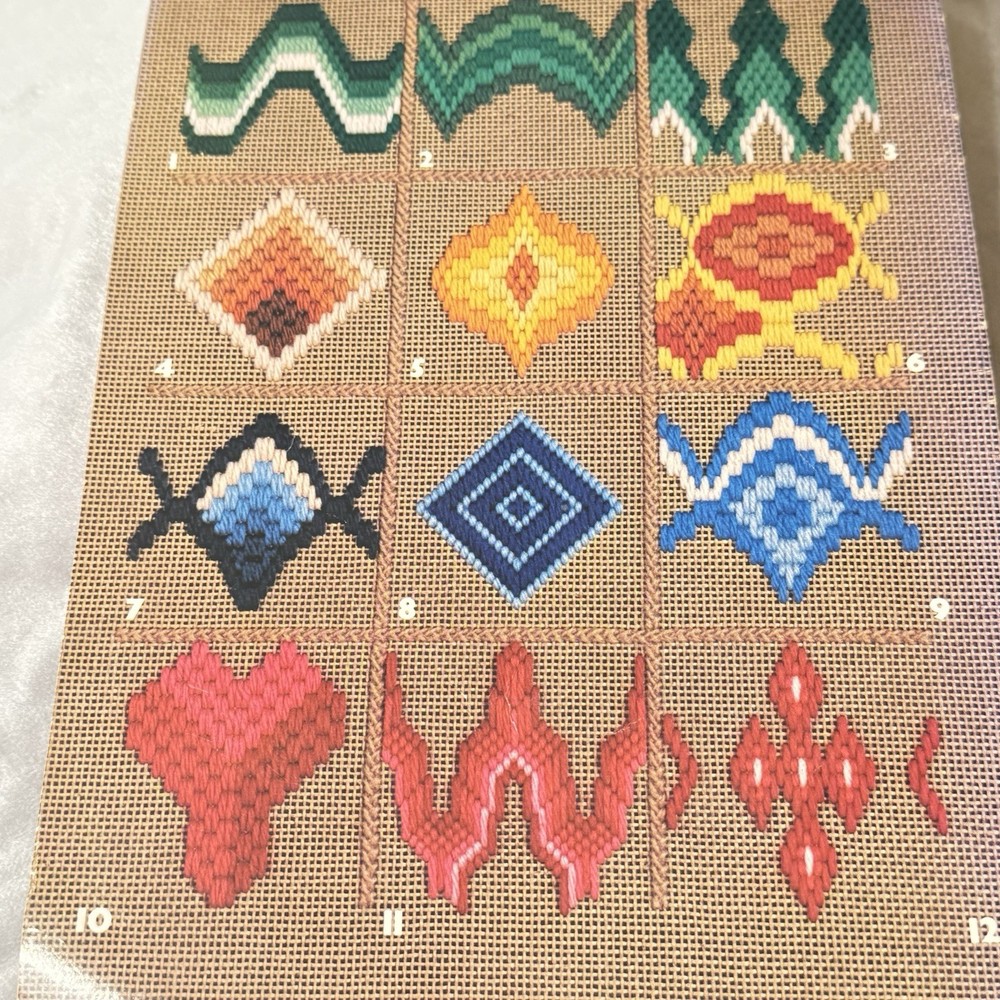 Bargello Basics 5 projects 13 patterns Florentine Work Ann Meyer FREE SHIPPING