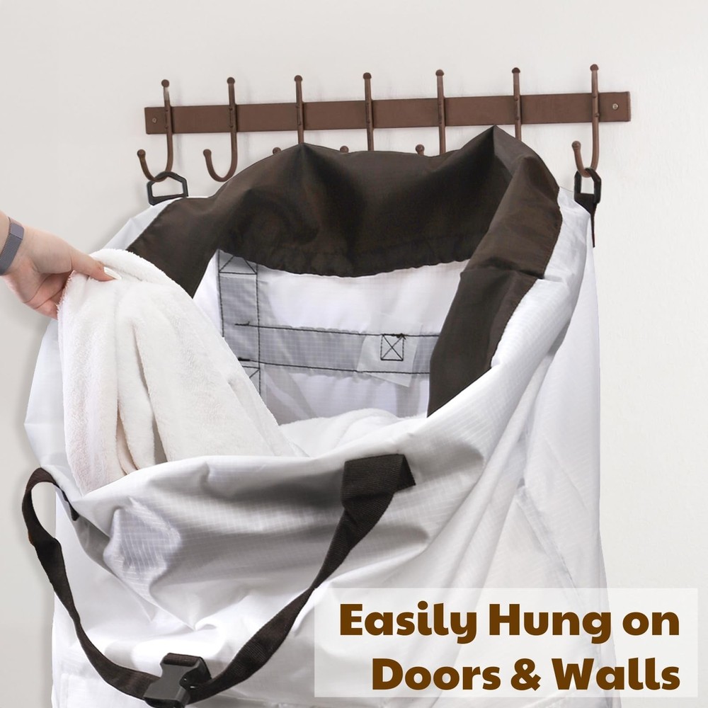 XL Laundry Backpack Bag Heavy Duty 3-4 Loads Grey