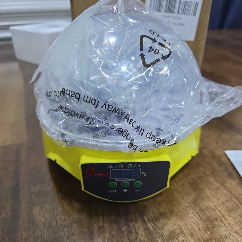 7-Egg Incubator 360° View Poultry Incubator with Manual Temperature Control