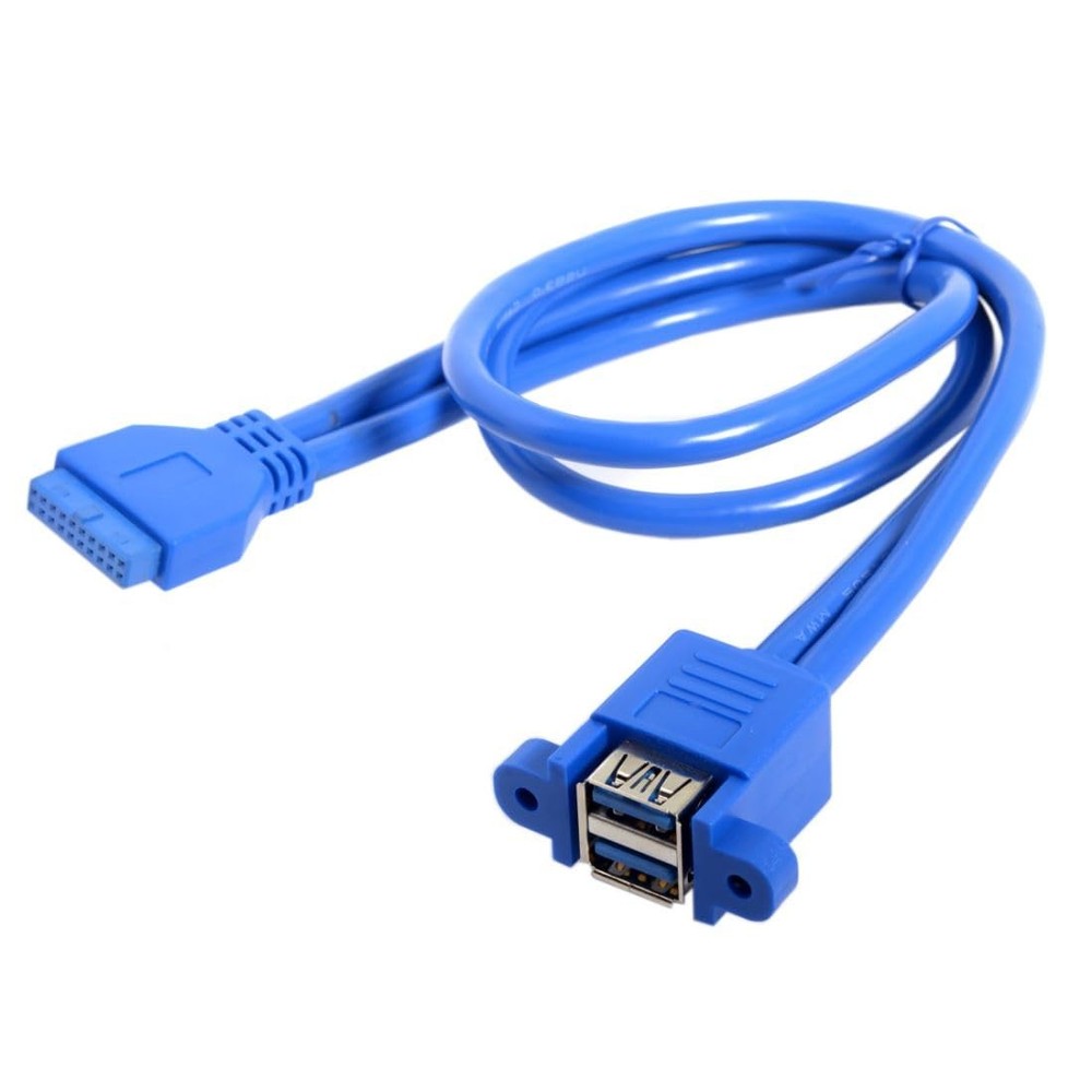 chenyang USB 3.0 Front Panel Header 19/20Pin 1 Male to 2 Female...