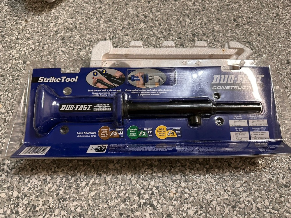 DUO-FAST STRIKE POWER ACTUATED TOOL - accept .22  cal