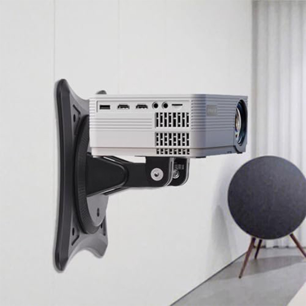 Universal Projector Mount 1/4” Screw Adjustable Angle Desktop Foldable Bracket