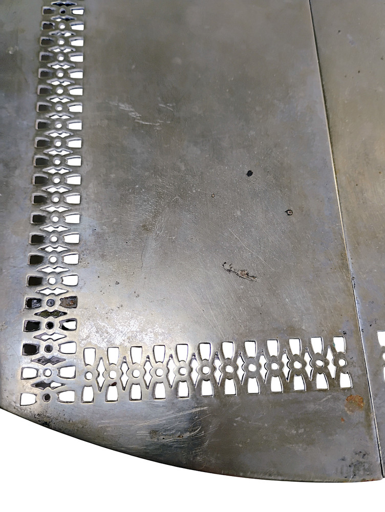 Vintage Poole Silver Co. Sheffield Expandable Trivet - Griffin & Dog Hallmark