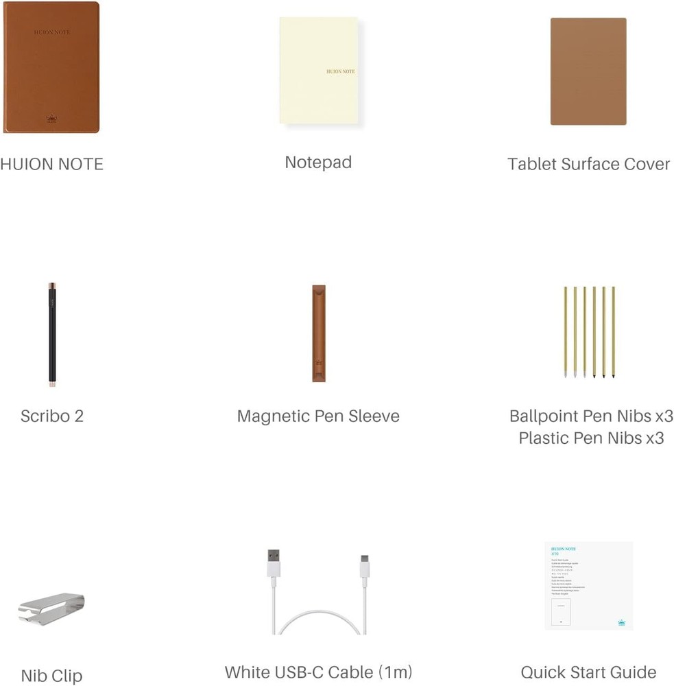 HUION Note Notebook Paper Drawing Tablet Electronic Writing Pad Refurbished