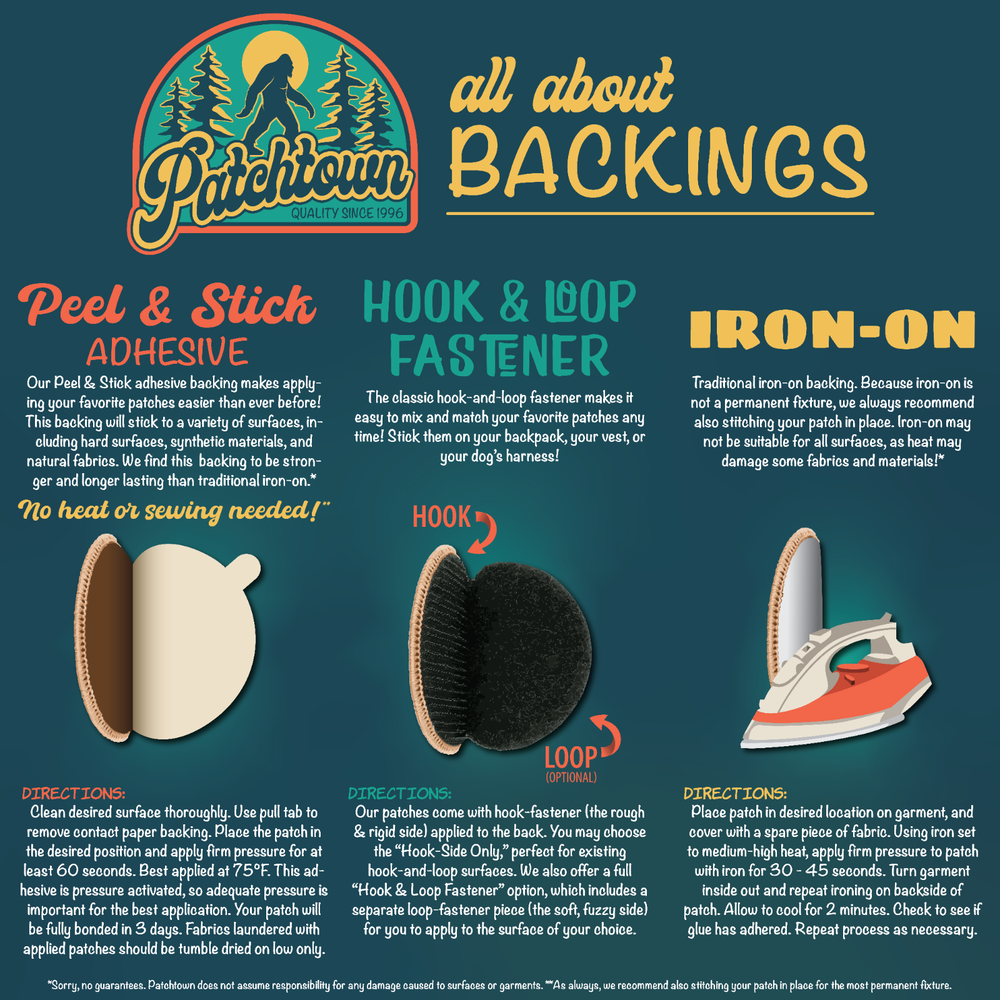 Tennessee Tristar Full Color Patch - 2" Round Embroidered Patch