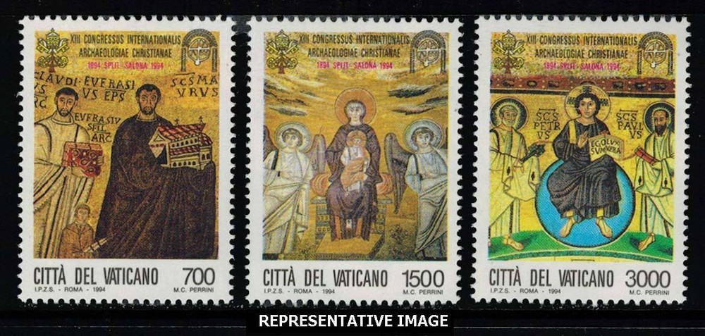 Vatican City Scott 960-962 Mint never hinged.