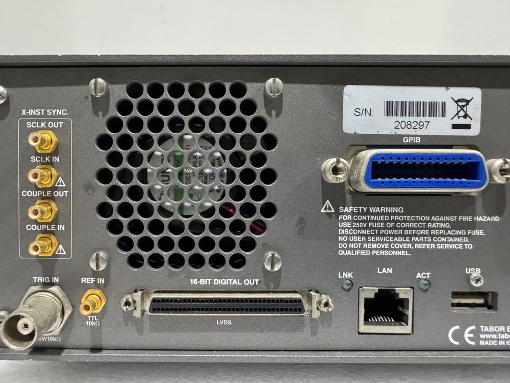 Tabor WW2571A 250MS/s Arbitrary Waveform Generator with LAN/USB/GPIB Interfaces
