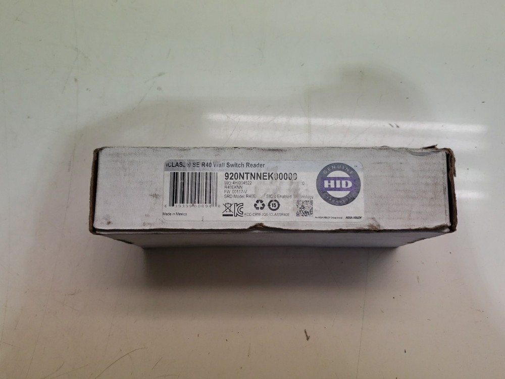 HID 920NTNNEK00000 Wall Switch Reader -Missing Screws