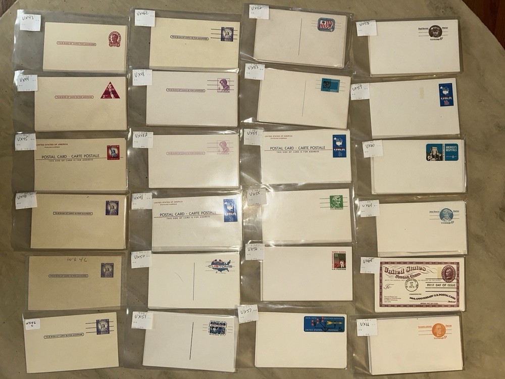 Used And Unused Postcards