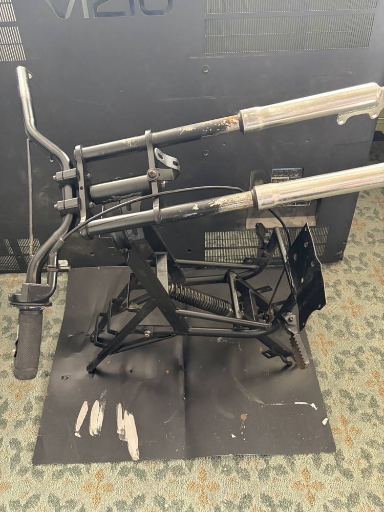 Mini Bike Frame with Front Fork, Handlebars,