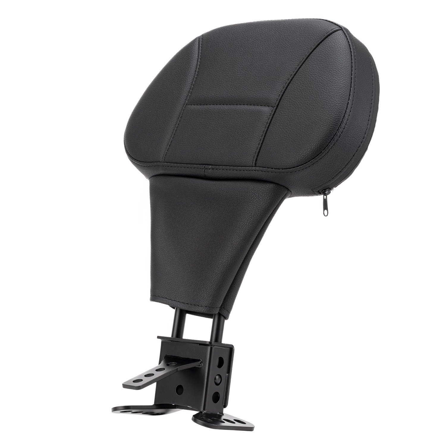 Plug-In Driver Rider Backrest Pad For Harley Touring Road Street Glide 2009-2026