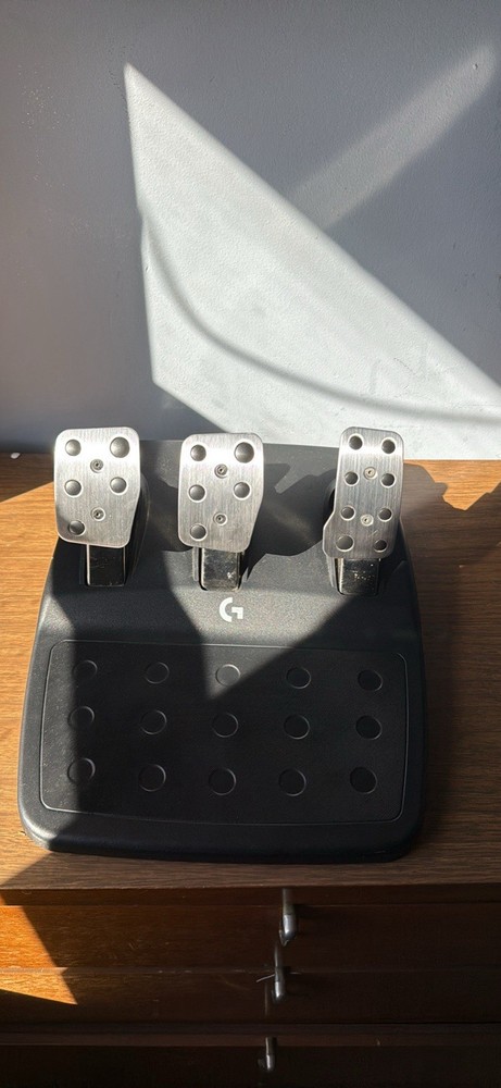 Logitech Steering Wheel, Pedal Set & Power Adapter Racing Game Bundle