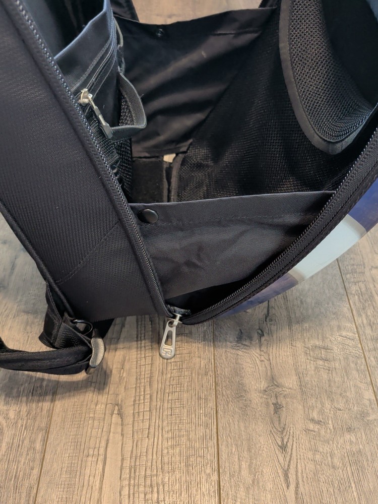 Axio By Harodesign Blue Hardshell Motorcycle / Bike Protective Backpack