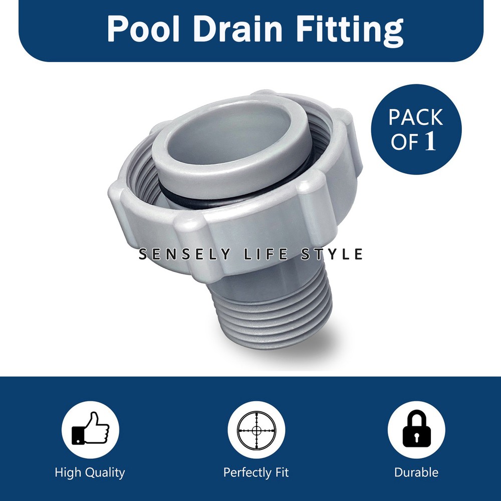 Swimming Pool Drain Fitting Replacement Connect fit for Coleman Pool, Adapter