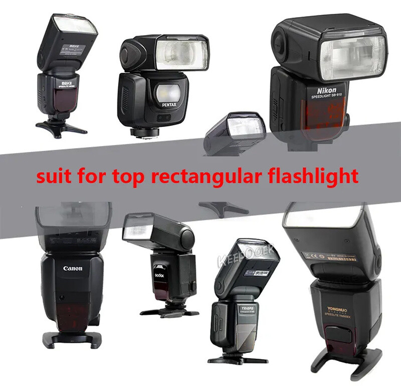 Macro Photography Reflector Cover Soft Box Diffuser For Flash Lamp Flashlight